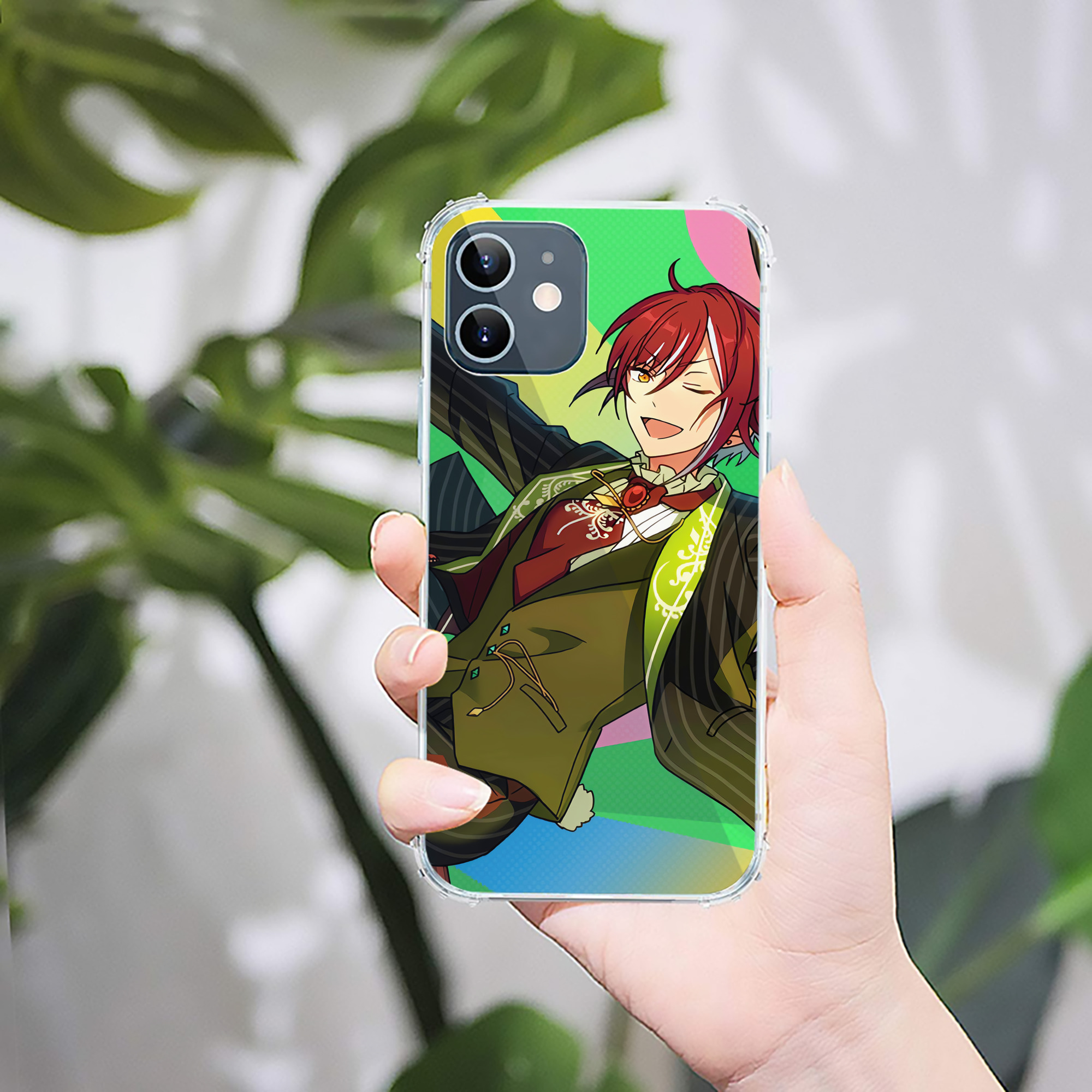 （画像用） あんさんぶるスターズ! Ensemble Stars 【iPhone 12シリーズ対応】透明スマホケース（クリアソフトケース）
